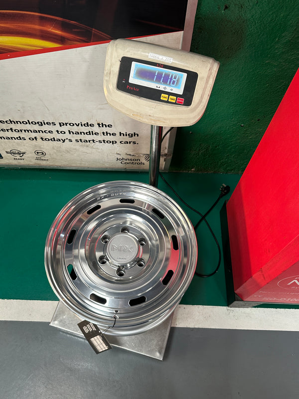 New 17X8.5 ET20 Lenso Duty Rim (4 wheel) Silver Polished 6X139.7