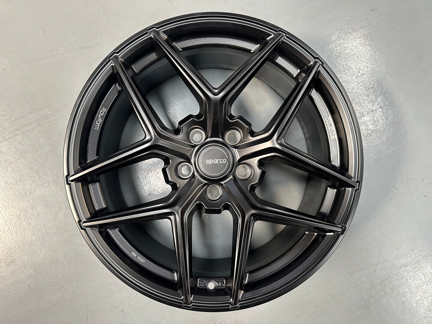NEW 18X8 ET45 Sparco FF3 (4 wheel) 5X112 Matt Black