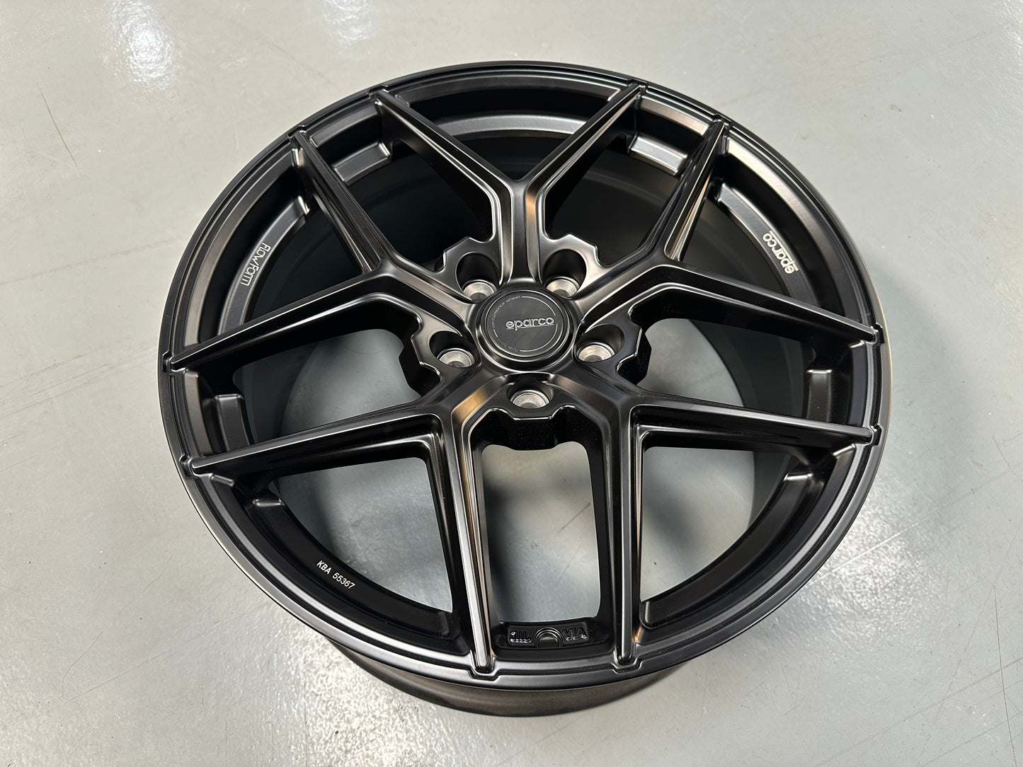 NEW 18X8 ET45 Sparco FF3 (4 wheel) 5X112 Matt Black