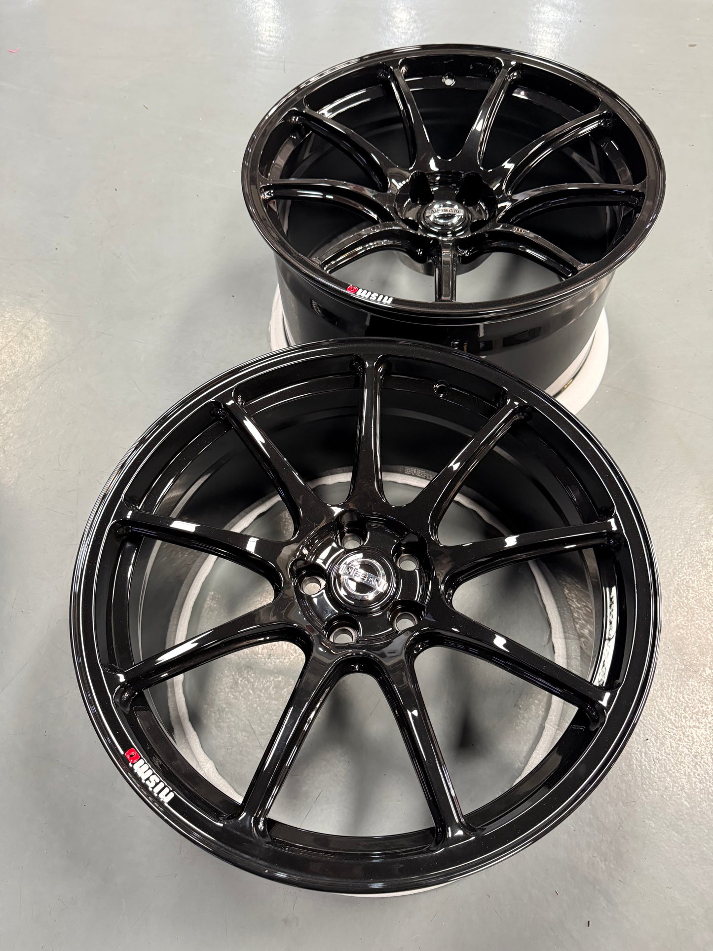 New 20x10 ET35 20x11 ET15 Overdrive Forged Nismo R35 (4 wheel) Black 5x114.3