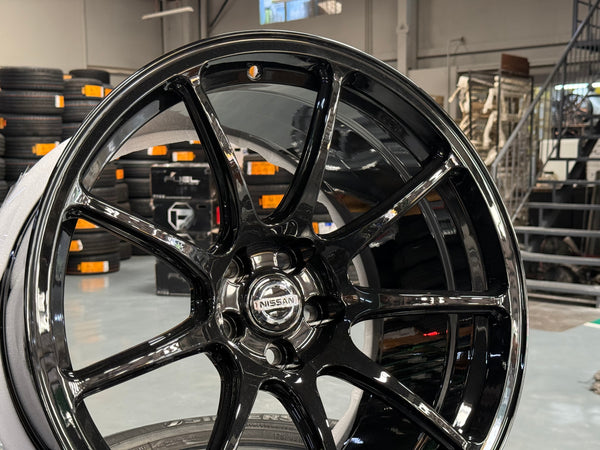 New 20x10 ET35 20x11 ET15 Overdrive Forged Nismo R35 (4 wheel) Black 5x114.3
