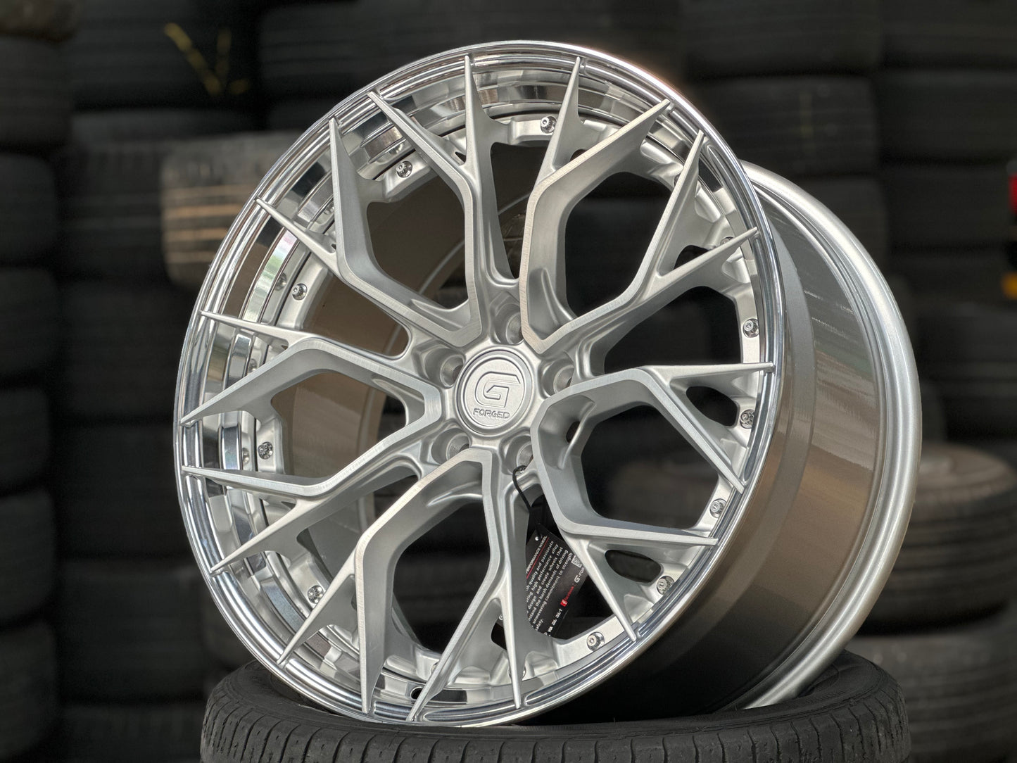 New 20x8.5 ET30 20x10 ET40 G Forged GF09 (4 wheel) 5x114.3 Silver