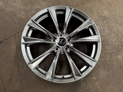 New 19x8 ET35 RS Lexus Toyota RX (4 wheel) 5x114.3 Hyper Black