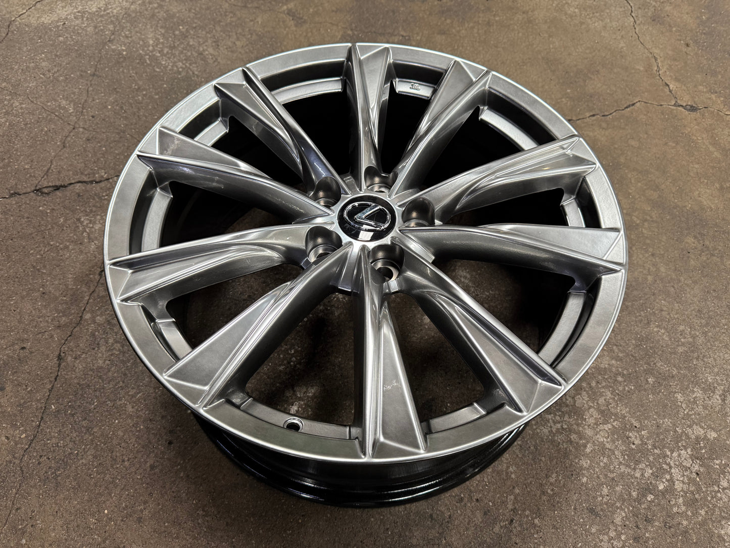 New 19x8 ET35 RS Lexus Toyota RX (4 wheel) 5x114.3 Hyper Black