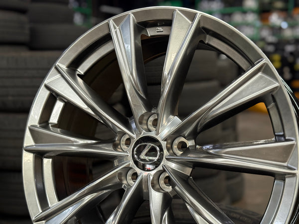 New 19x8 ET35 RS Lexus Toyota RX (4 wheel) 5x114.3 Hyper Black