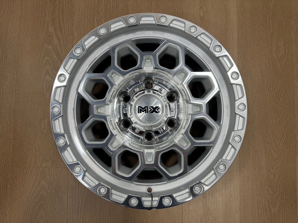 New 16X8 ET0 Lenso Robust Rim (4 wheel) Gloss Silver 6X139.7
