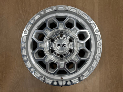 New 16X8 ET0 Lenso Robust Rim (4 wheel) Gloss Silver 6X139.7