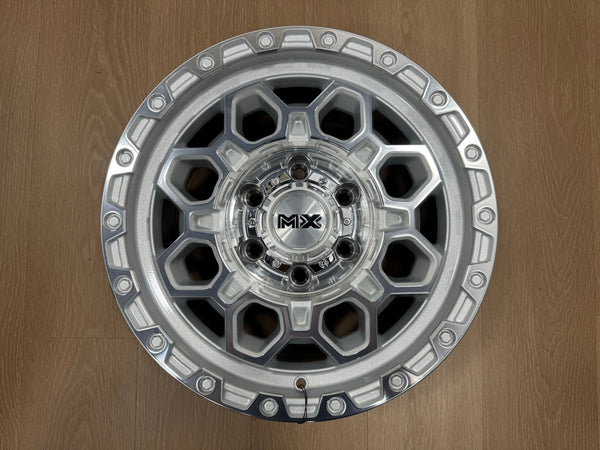 New 16X8 ET0 Lenso Robust Rim (4 wheel) Gloss Silver 6X139.7