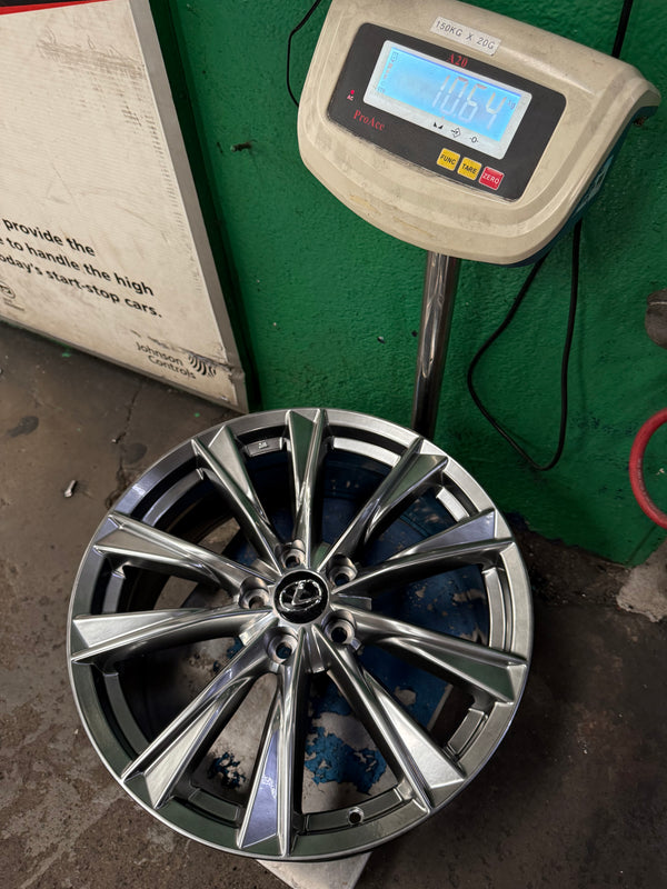New 19x8 ET35 RS Lexus Toyota RX (4 wheel) 5x114.3 Hyper Black