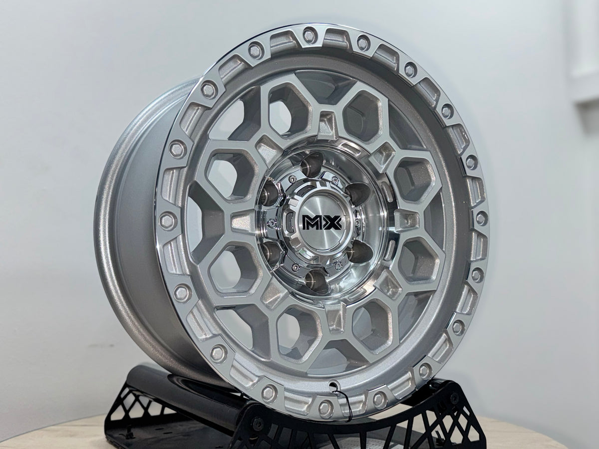 New 16X8 ET0 Lenso Robust Rim (4 wheel) Gloss Silver 6X139.7
