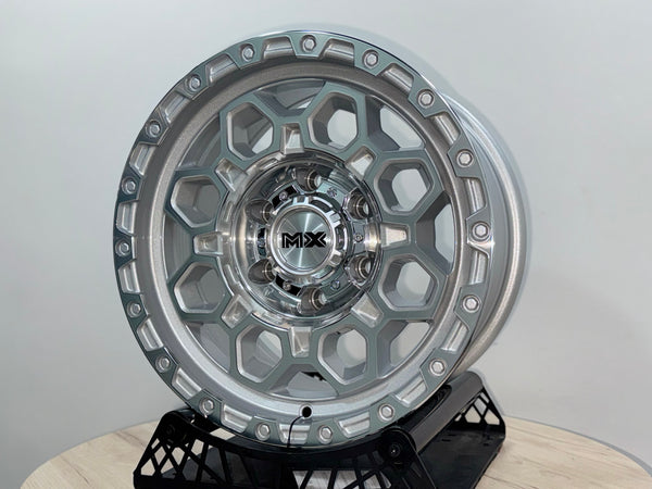 New 16X8 ET0 Lenso Robust Rim (4 wheel) Gloss Silver 6X139.7