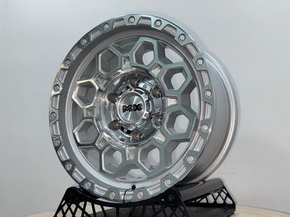 New 16X8 ET0 Lenso Robust Rim (4 wheel) Gloss Silver 6X139.7