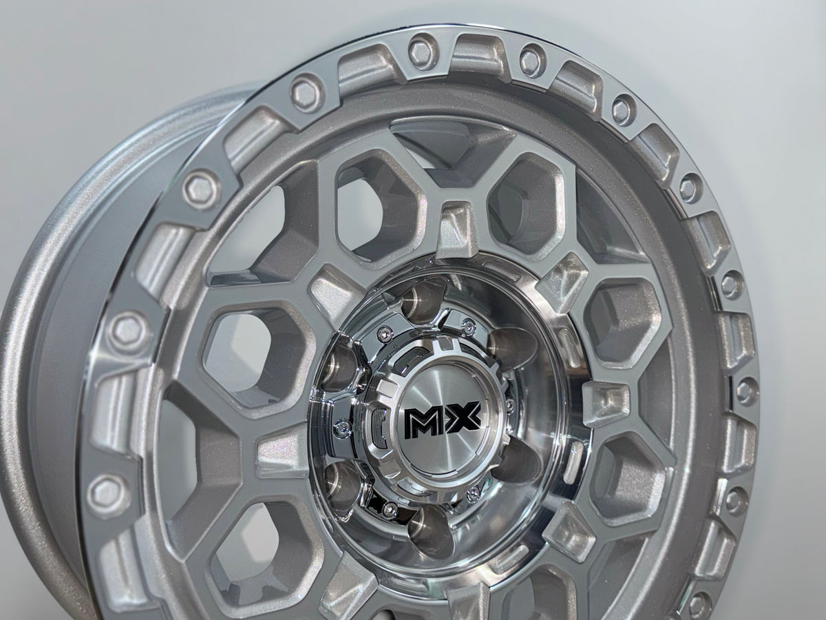 New 16X8 ET0 Lenso Robust Rim (4 wheel) Gloss Silver 6X139.7