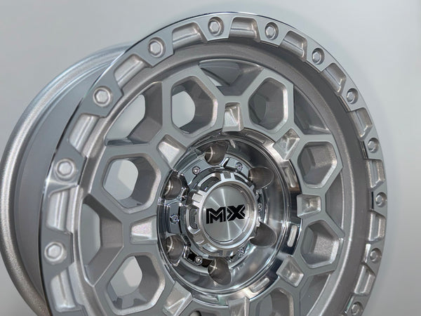New 16X8 ET0 Lenso Robust Rim (4 wheel) Gloss Silver 6X139.7
