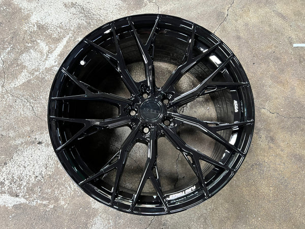 New 20x8.5 ET42 20x10 ET38 ASGA ARF10 (4 wheel) 5x114.3 Gloss Black