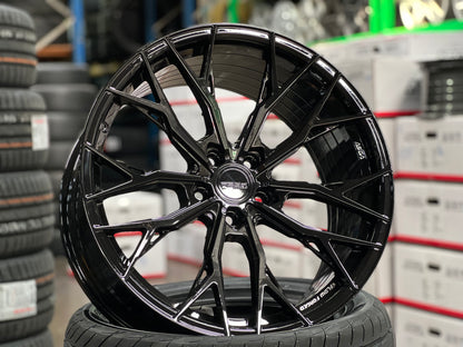 New 20x8.5 ET42 20x10 ET38 ASGA ARF10 (4 wheel) 5x114.3 Gloss Black