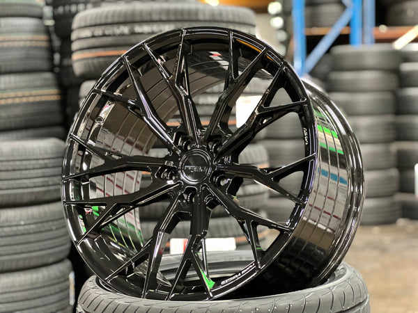 New 20x8.5 ET42 20x10 ET38 ASGA ARF10 (4 wheel) 5x114.3 Gloss Black