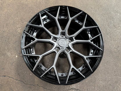 New 19x8.5 ET32 19x9.5 ET38 G Forged GF05 (4 wheels) Matte Gunmetal 5x112