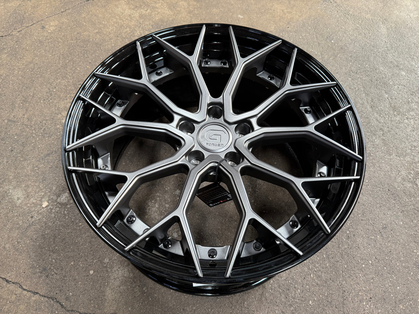 New 19x8.5 ET32 19x9.5 ET38 G Forged GF05 (4 wheels) Matte Gunmetal 5x112