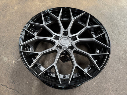 New 19x8.5 ET32 19x9.5 ET38 G Forged GF05 (4 wheels) Matte Gunmetal 5x112