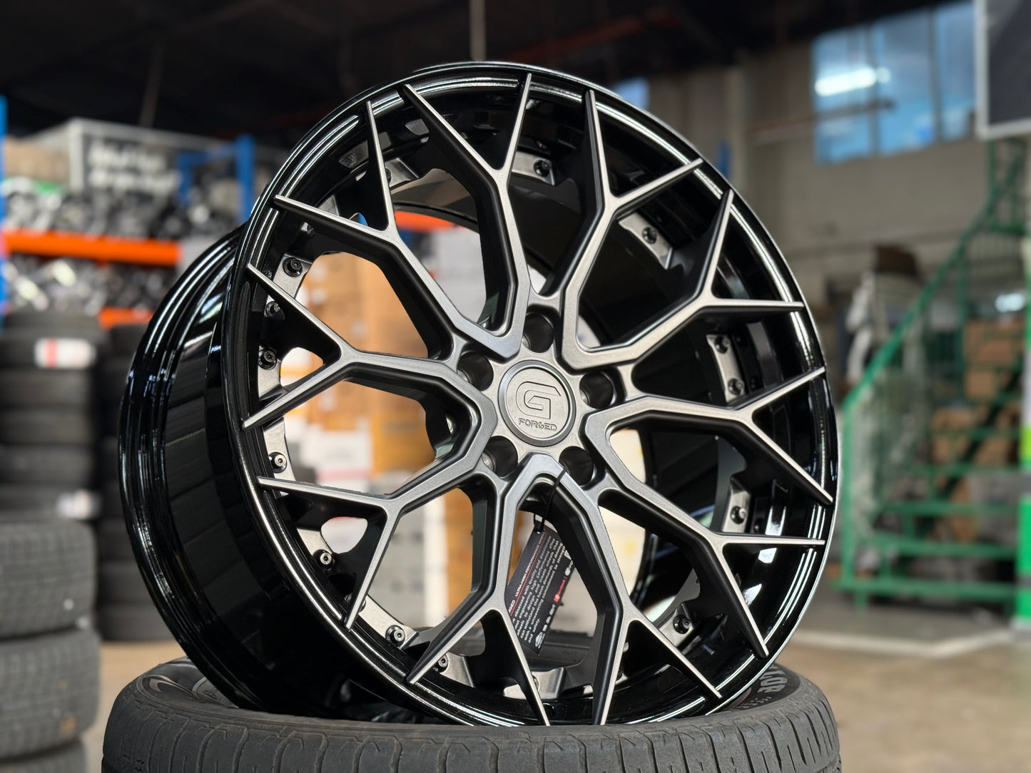 New 19x8.5 ET32 19x9.5 ET38 G Forged GF05 (4 wheels) Matte Gunmetal 5x112