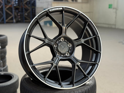 New 20x9 ET20 20x10 ET45 Overdrive Forged Mercedes E53 AMG (4 wheel) 5x112 Matt Black