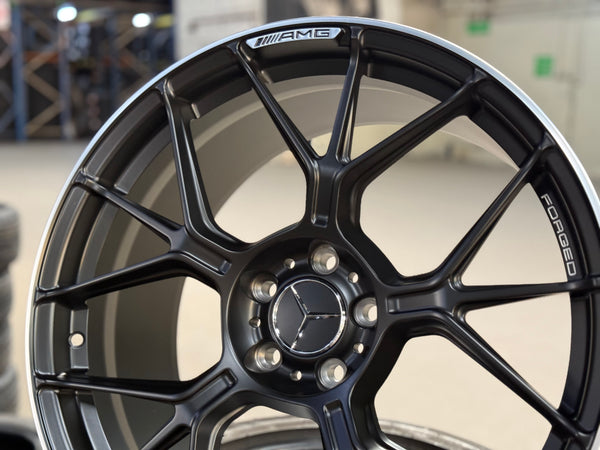 New 20x9 ET20 20x10 ET40 Overdrive Forged Mercedes E53 AMG W238 (4 wheel) Matt Black 5x112