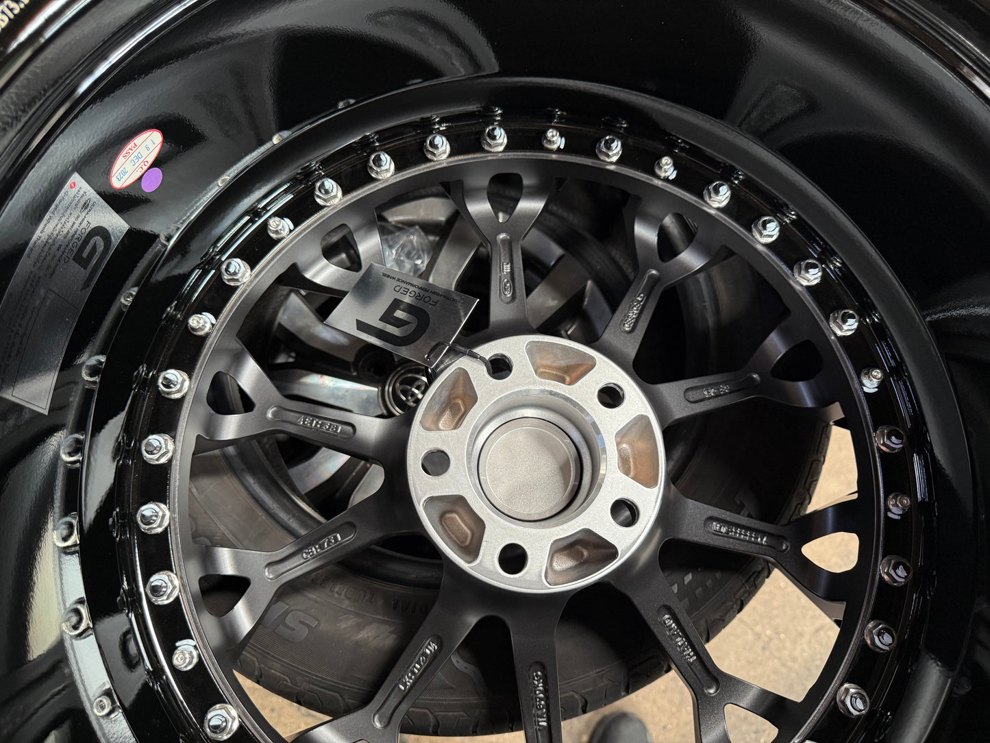 New 19x8.5 ET32 19x9.5 ET38 G Forged GF05 (4 wheels) Matte Gunmetal 5x112