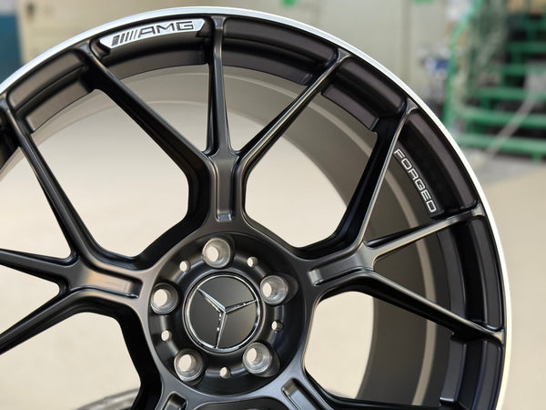 New 20x9 ET20 20x10 ET40 Overdrive Forged Mercedes E53 AMG W238 (4 wheel) Matt Black 5x112