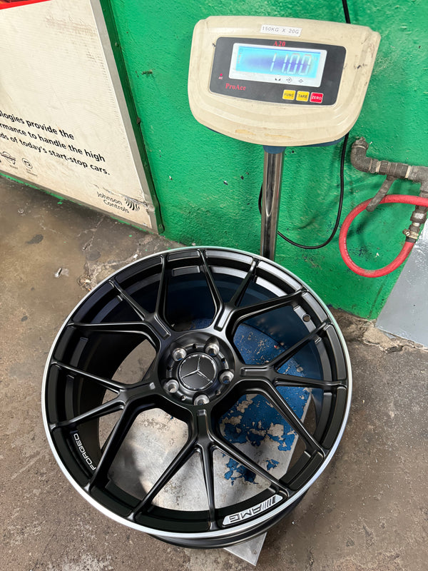 New 20x9 ET20 20x10 ET45 Overdrive Forged Mercedes E53 AMG (4 wheel) 5x112 Matt Black