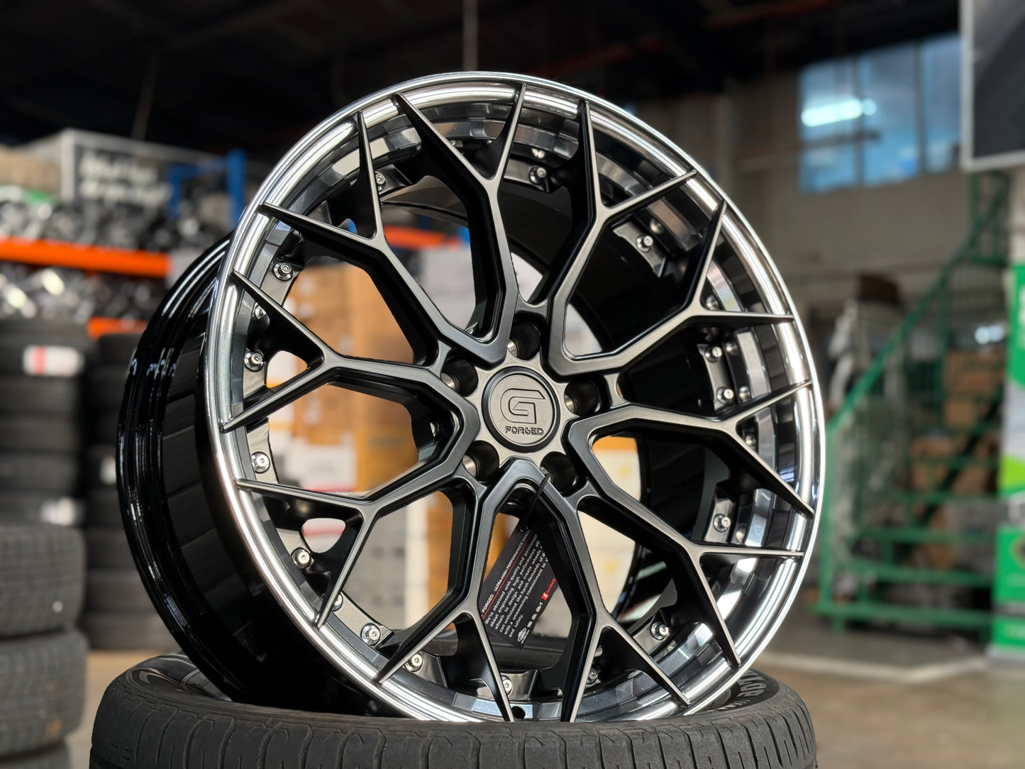 New 19x8.5 ET32 19x9.5 ET38 G Forged GF05 (4 wheels) Matte Black 5x112