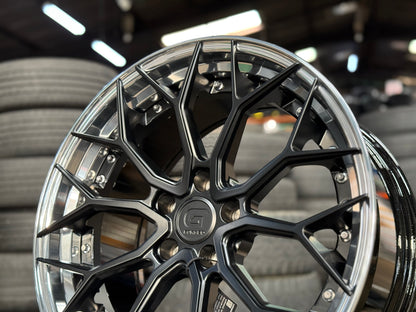 New 19x8.5 ET32 19x9.5 ET38 G Forged GF05 (4 wheels) Matte Black 5x112