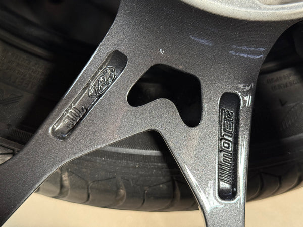 New 19x8.5 ET43 Motec MCR7 Rim (4 wheel) Gun Metal Polished 5x112