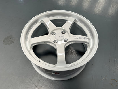 NEW 17X7.5 ET40 AOW GT Flow Formed Rim Racing White 4X100