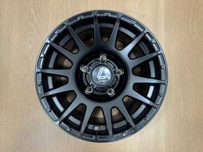 New 15X8 ET-6 Lenso Zoltan Rim (5 wheel) Matt Black 5x139.7