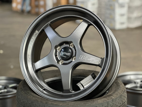 New 17 Lenso D1SF Rim (4 wheel) Grey 4X100