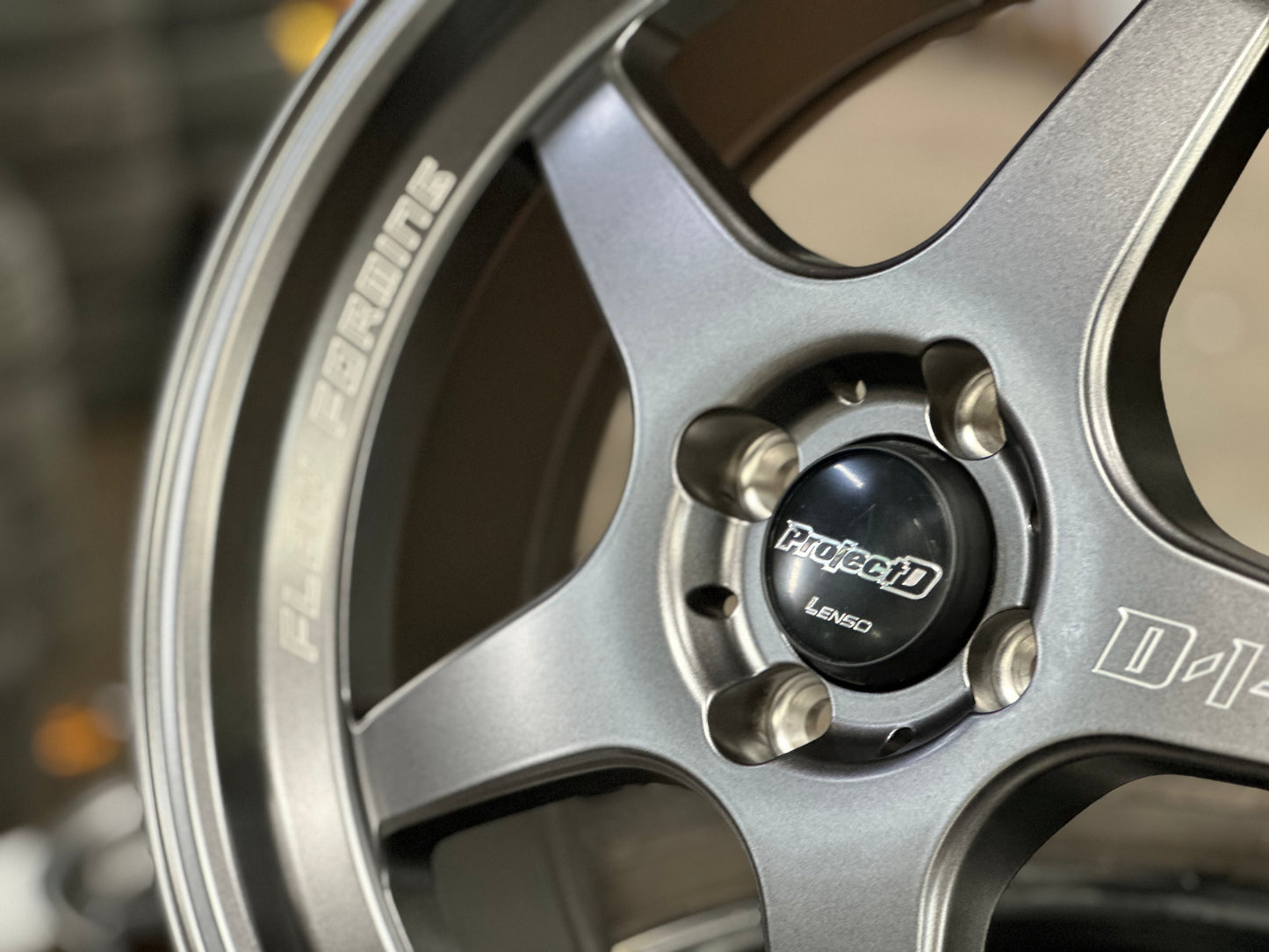 New 17 Lenso D1SF Rim (4 wheel) Grey 4X100