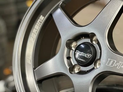 New 17 Lenso D1SF Rim (4 wheel) Grey 4X100