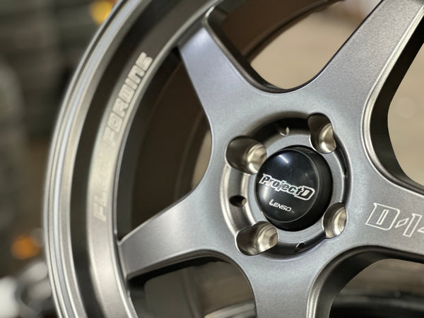 New 17 Lenso D1SF Rim (4 wheel) Grey 4X100