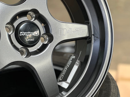 New 17 Lenso D1SF Rim (4 wheel) Grey 4X100