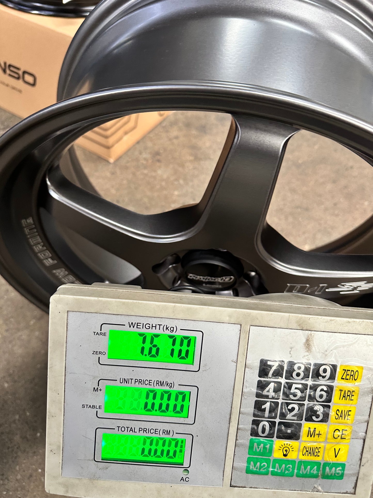 New 17 Lenso D1SF Rim (4 wheel) Grey 4X100