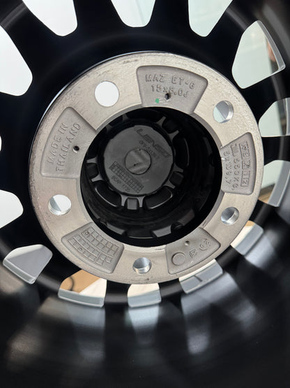 New 15X8 ET-6 Lenso Zoltan Rim (5 wheel) Matt Black 5x139.7