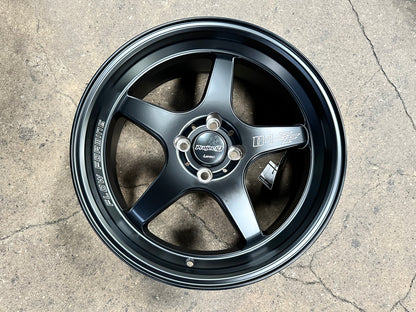 New 17 Lenso D1SF Rim (4 wheel) Black 4X100