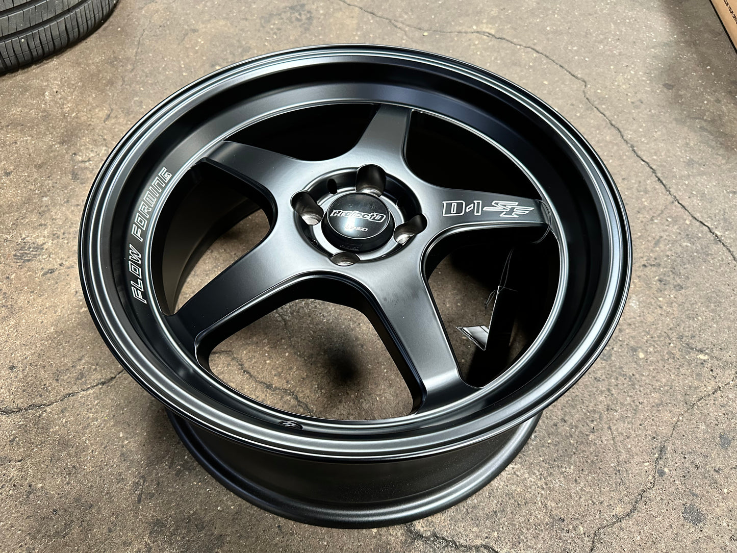 New 17 Lenso D1SF Rim (4 wheel) Black 4X100