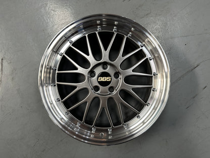 New 18x8 ET38 JA BBS LM (4 wheel) 5x108 Silver