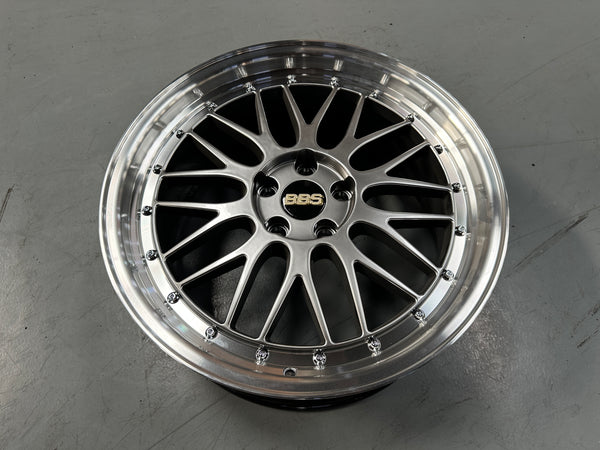 New 18x8 ET38 JA BBS LM (4 wheel) 5x108 Silver