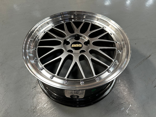 New 18x8 ET38 JA BBS LM (4 wheel) 5x108 Silver