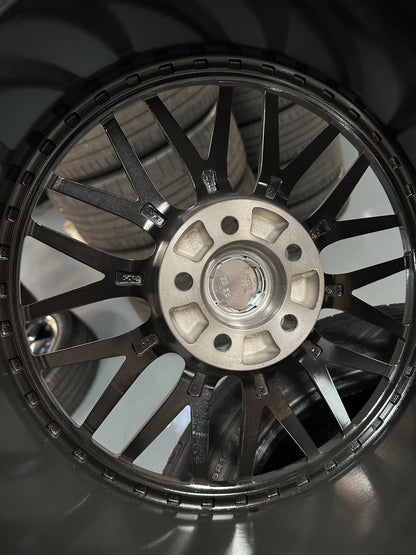 New 18x8 ET38 JA BBS LM (4 wheel) 5x108 Silver
