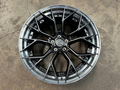 New 20x8.5 ET30 20x10 ET40 G Forged GF09 (4 wheel) 5x114.3 Matte Black PL