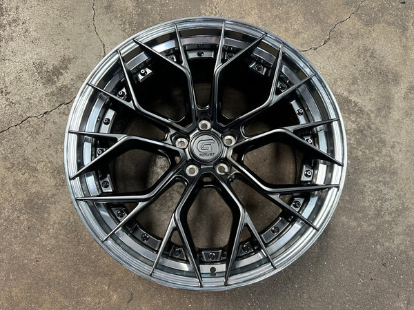 New 20x8.5 ET30 20x10 ET40 G Forged GF09 (4 wheel) 5x112 Matt Black PL